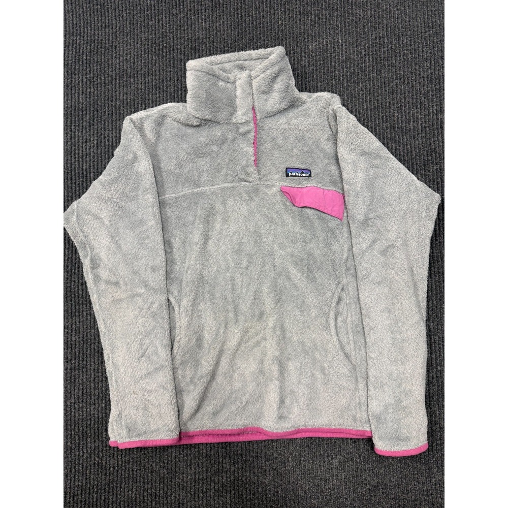 Patagonia Women's (M) Women's Re-Tool Snap-T Half Button Pullover Jacket - GRAY